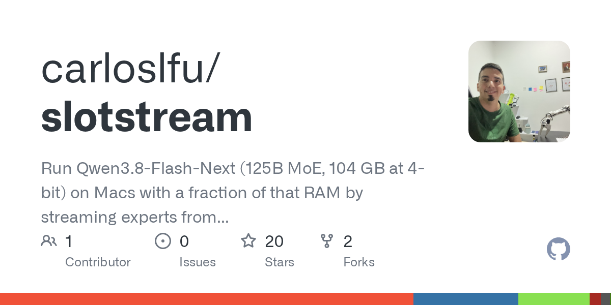 show-hn:-running-104gb-qwen3.8-flash-next-on-48gb-mac-with-at-~12-tok/s