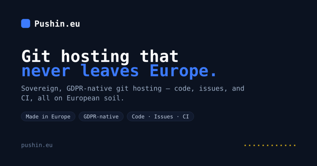 git-hosting-that-never-leaves-europe