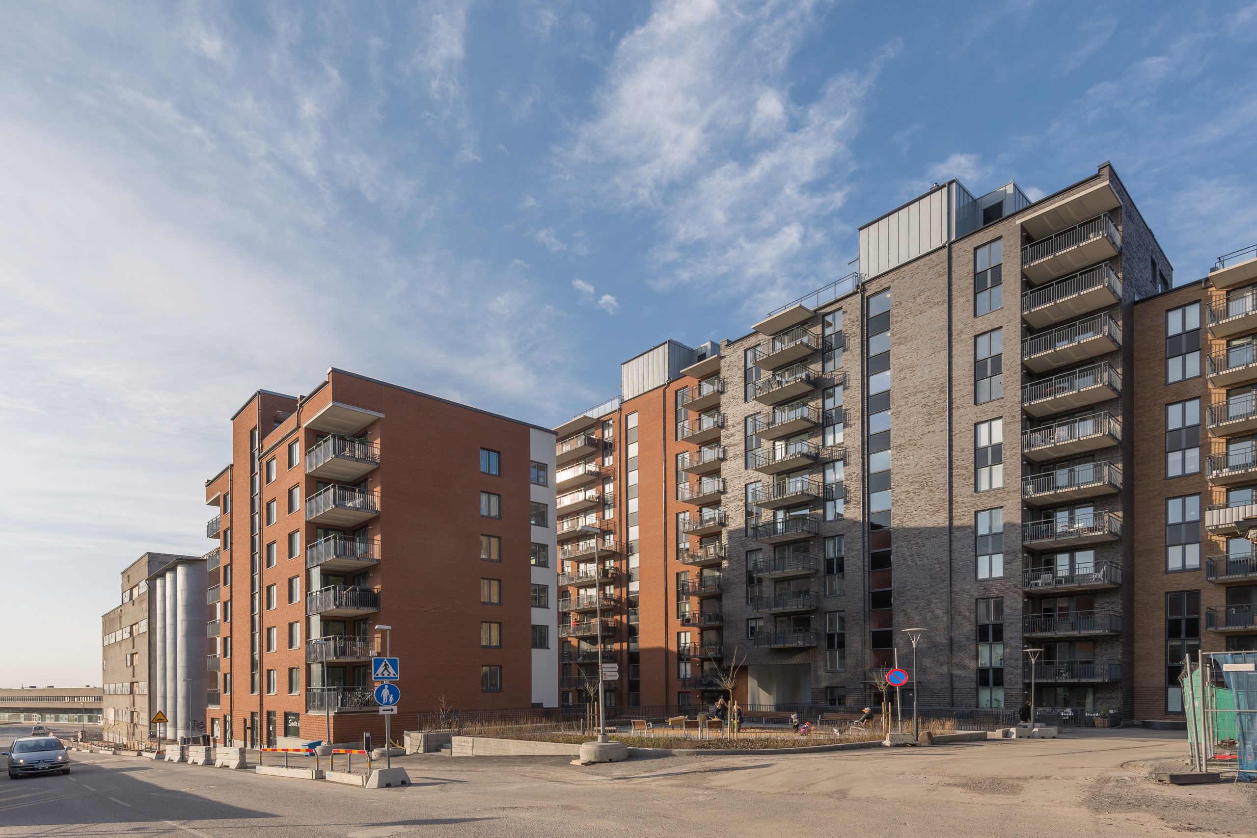 Nya bostadskvarter på Kvarnholmen i Nacka
