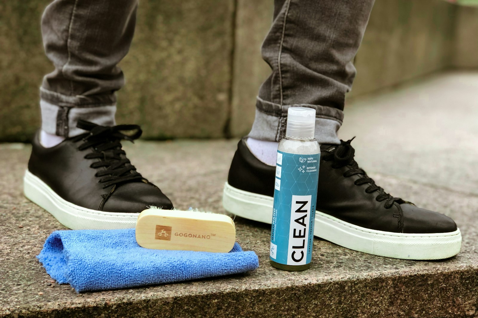Mockasneakers med skovårdskit