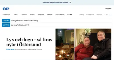 100procentostersund.se startsida 2024