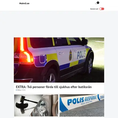 24malmo.se startsida 2019