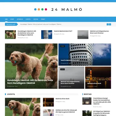 24malmo.se startsida 2023