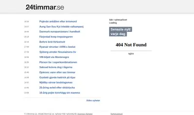 www.24timmar.se startsida 2012