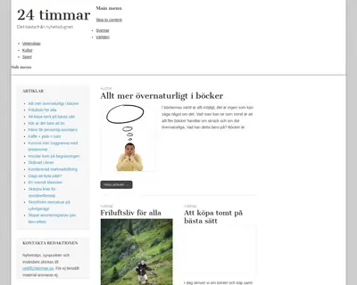 www.24timmar.se startsida 2016