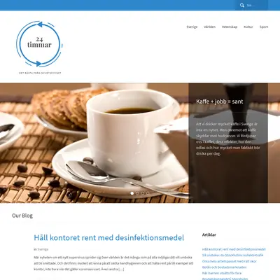 www.24timmar.se startsida 2021