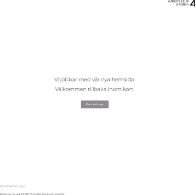 arkitektur & form startsida 2026