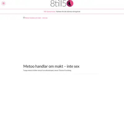 8till5.se startsida 2018