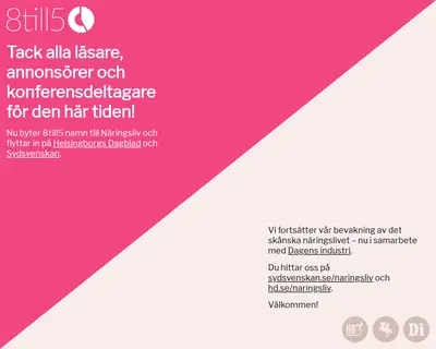 8till5.se startsida 2022