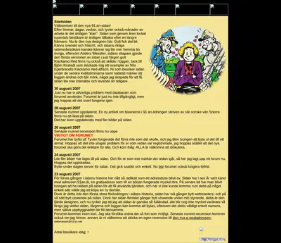 91:an startsida 2007