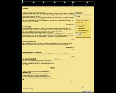91:an startsida 2008
