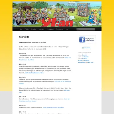 91:an startsida 2015