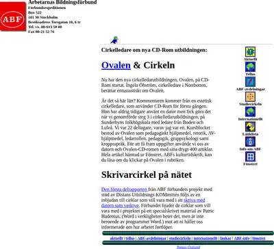 ABF Gällivare startsida 1997
