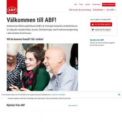 ABF Gällivare startsida 2019