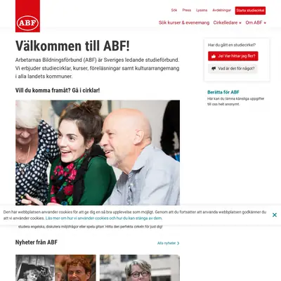 ABF Gällivare startsida 2020