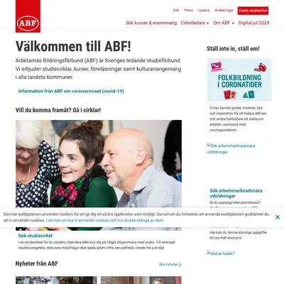 ABF Gällivare startsida 2021