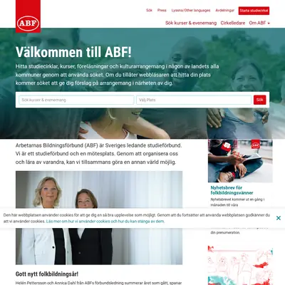 ABF Gällivare startsida 2023