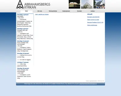 Livet i Abrahamsbergskyrkan startsida 2015
