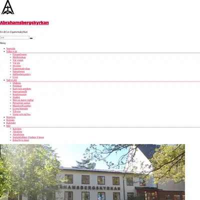 Livet i Abrahamsbergskyrkan startsida 2020
