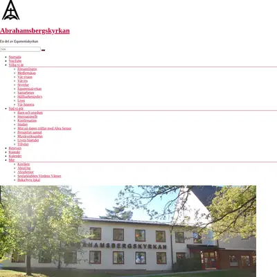 Livet i Abrahamsbergskyrkan startsida 2022