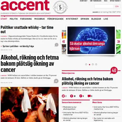 Accent startsida 2014