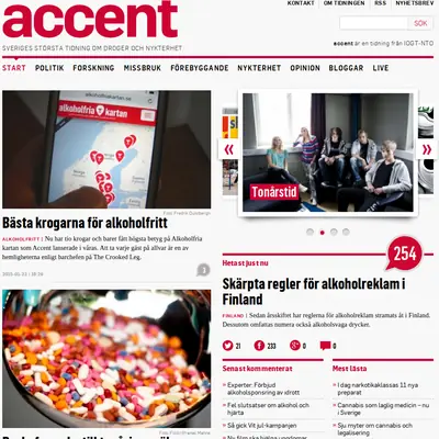 Accent startsida 2015