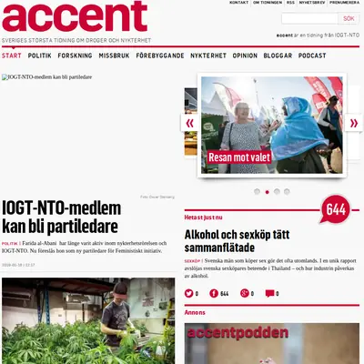 Accent startsida 2019