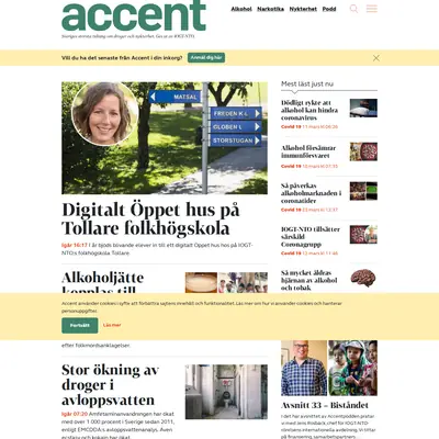 Accent startsida 2020