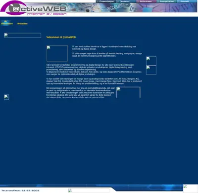 ActiveWeb startsida 2008