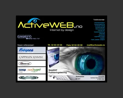 ActiveWeb startsida 2011