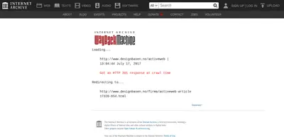 ActiveWeb startsida 2019