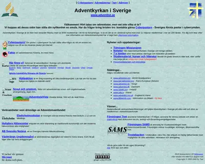 Bibelstudium för Sabbatsskolan startsida 2001