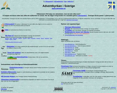 Bibelstudium för Sabbatsskolan startsida 2002