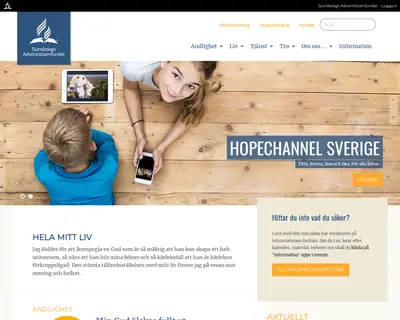 Bibelstudium för Sabbatsskolan startsida 2021