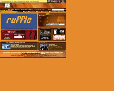 AEtv startsida 2006