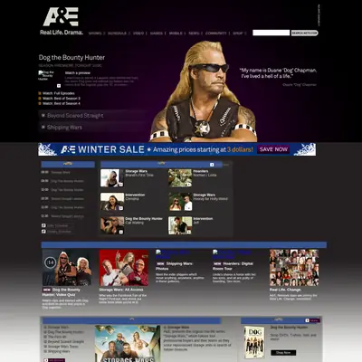 AEtv startsida 2012