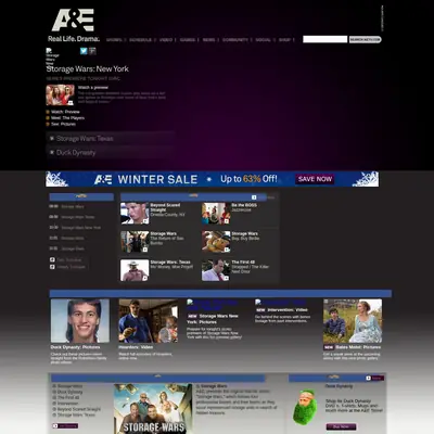 AEtv startsida 2013