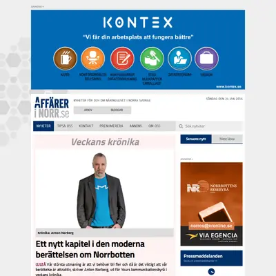 Affärer i norr startsida 2016