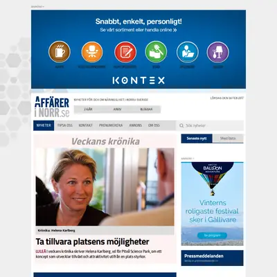 Affärer i norr startsida 2017