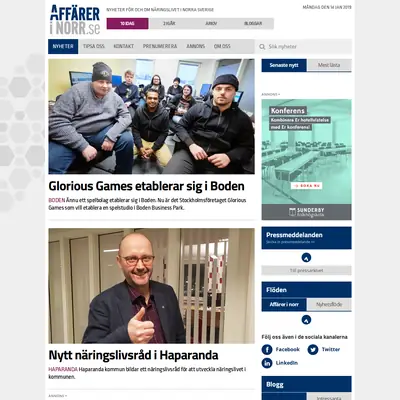 Affärer i norr startsida 2019