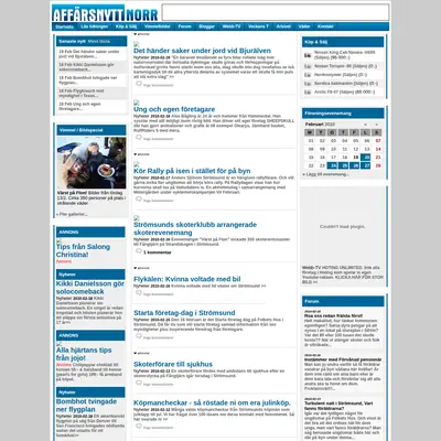 Affärsnytt Norr startsida 2010