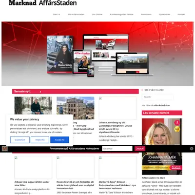 AFFÄRSSTADEN LINKÖPING startsida 2024