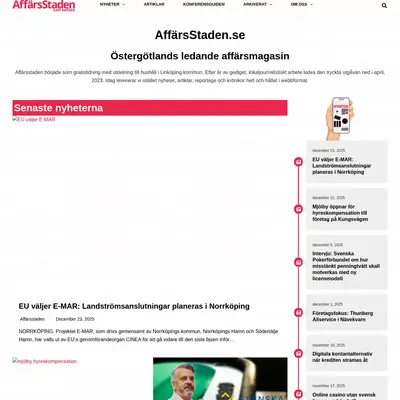 AFFÄRSSTADEN LINKÖPING startsida 2026