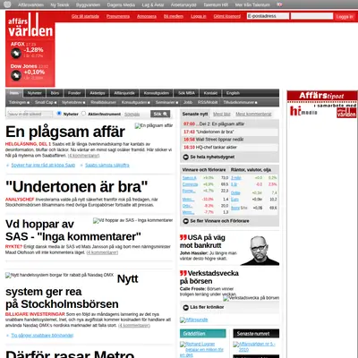 Affärsvärlden startsida 2010