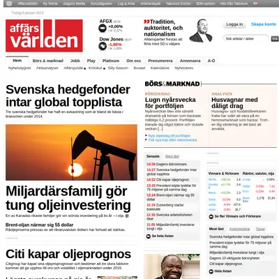 Affärsvärlden startsida 2015
