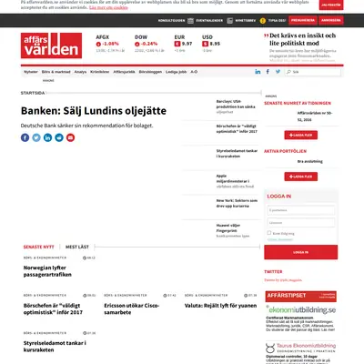 Affärsvärlden startsida 2017