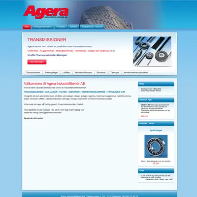 Agera startsida 2010