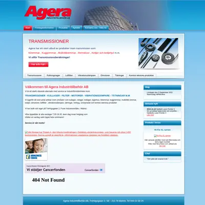 Agera startsida 2011