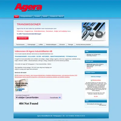 Agera startsida 2012