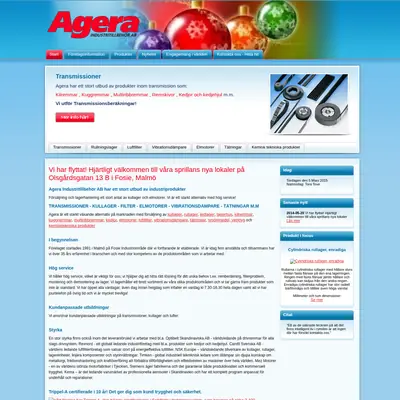 Agera startsida 2015